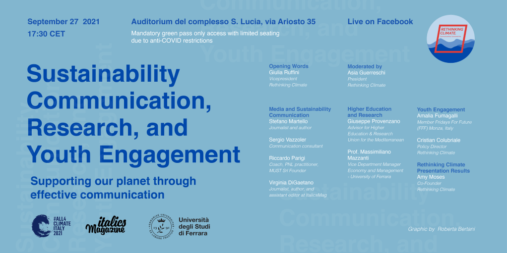 Conference On Sustainability Communication, Research, and Youth&nbsp;Engagement